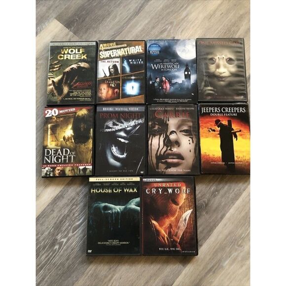 Horror/ Scary Movie DVD Lot. Pre Owned. Please Read. - Picture 1 of 12